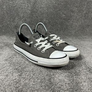 Converse All Star Shoreline 543202F Women’s Sz 8 Gray Slip On Casual Shoes Used